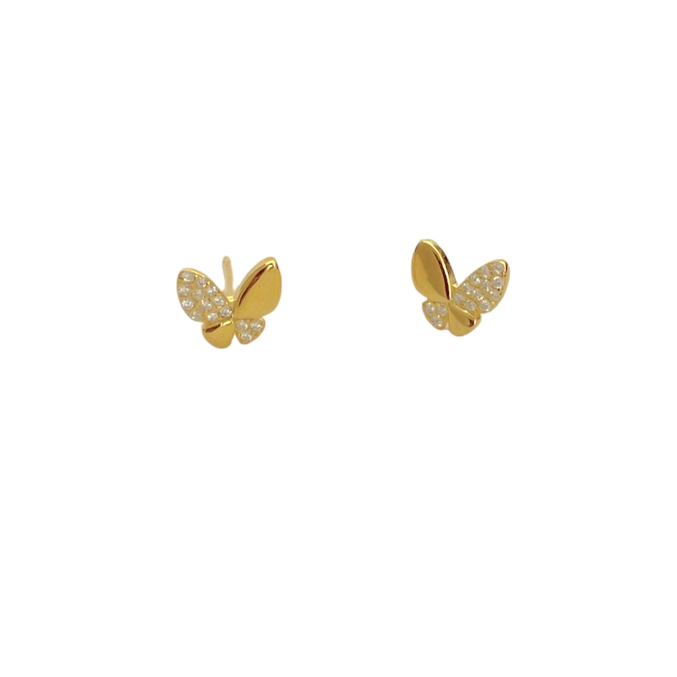 Pavé Butterfly Studs