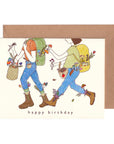 Mushroom Picking - Birthday Card