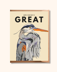 Great Blue Heron | Greeting Card