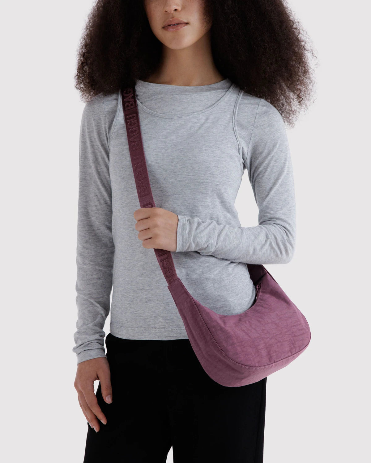 Baggu Small Crescent Bag | Wild Plum