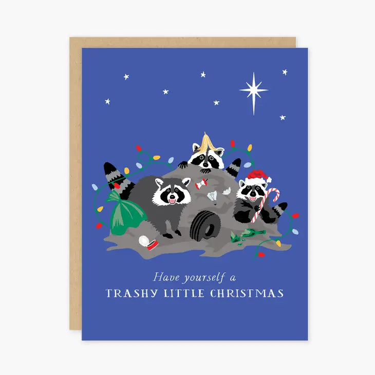 Trashy Christmas - Greeting Card
