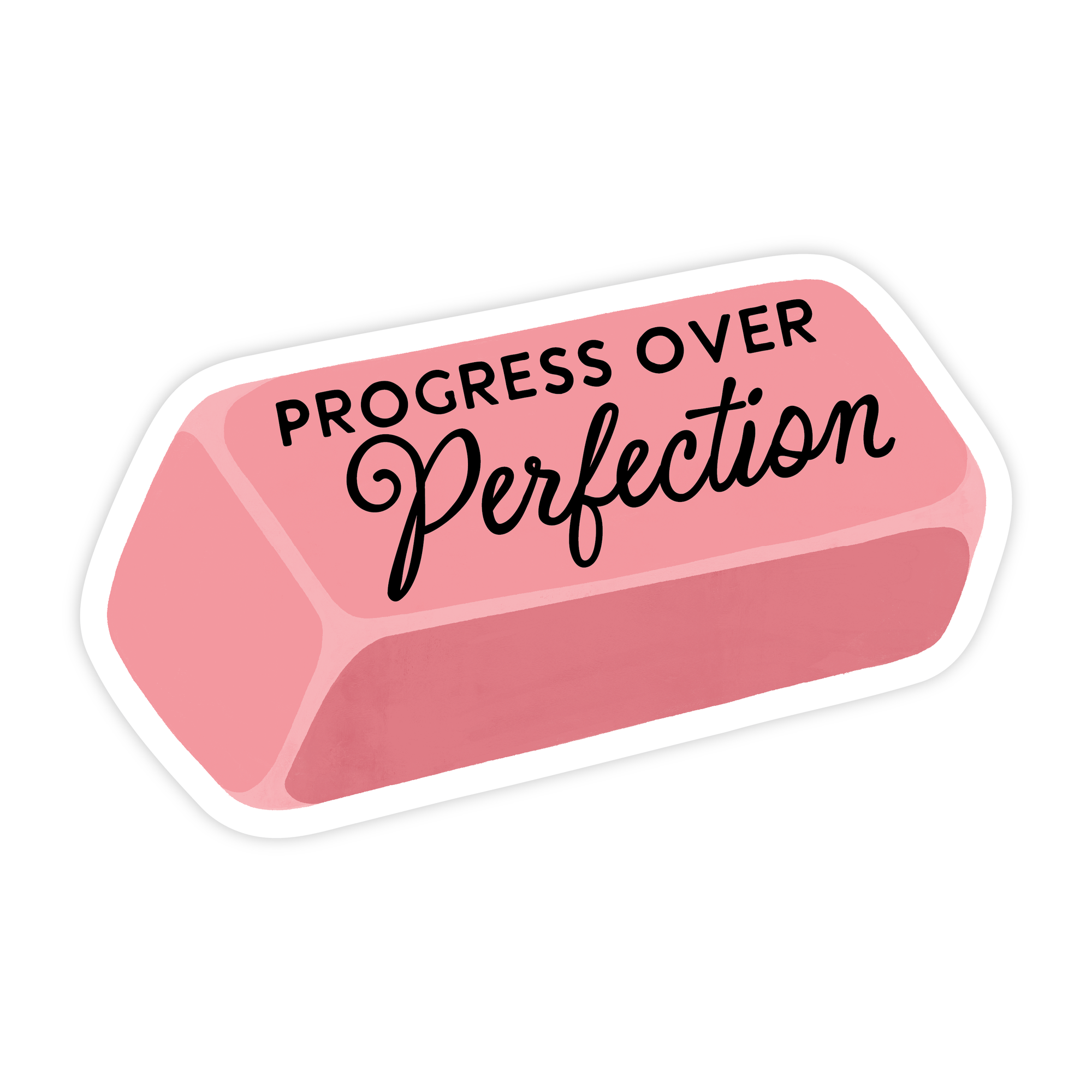 Progress Over Perfection Vinyl Sticker