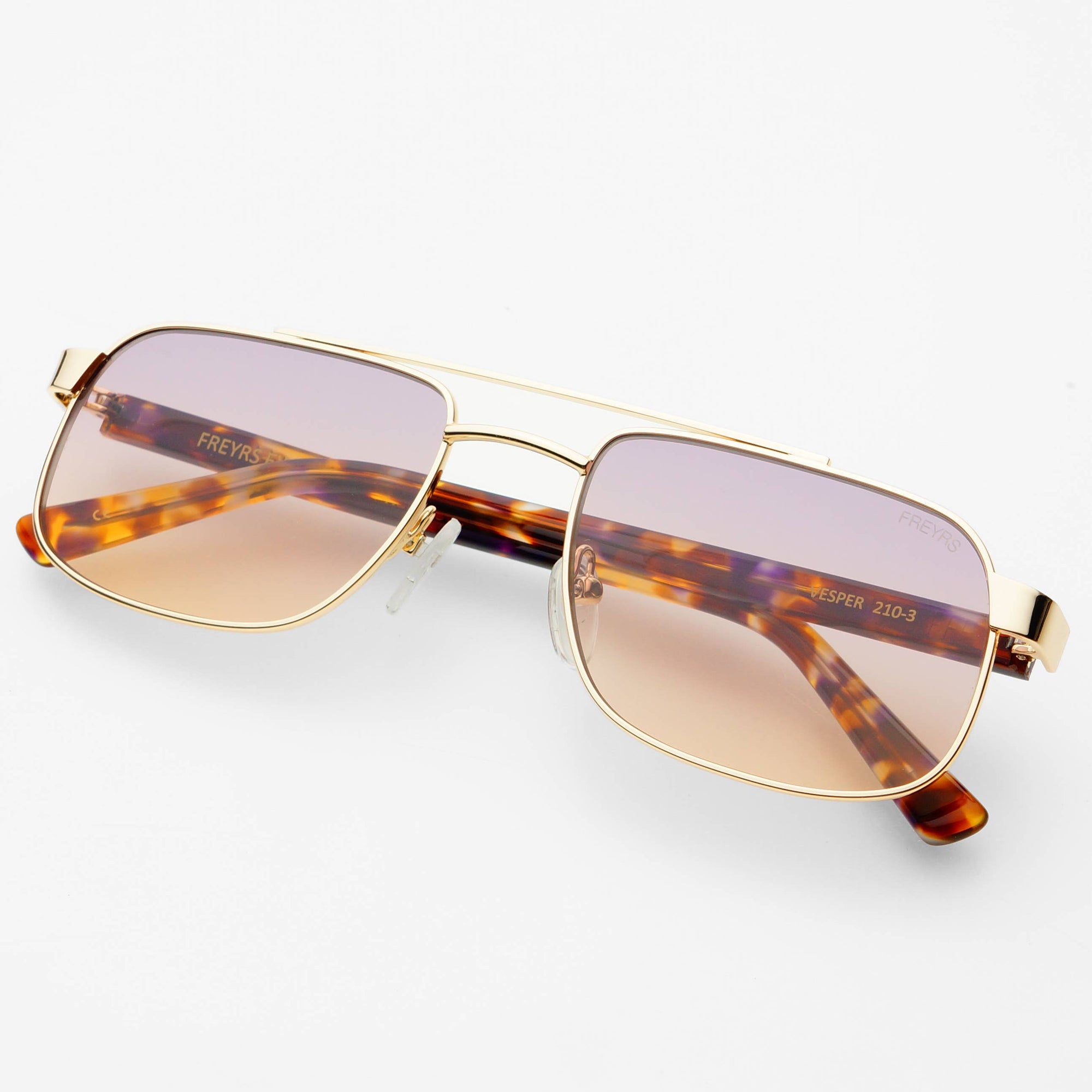 Vesper Sunnies: Gold / Sunset