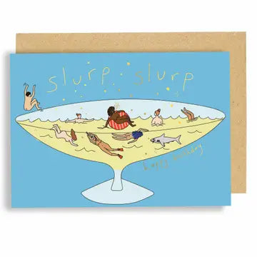 Slurp Slurp Birthday | Greeting Card