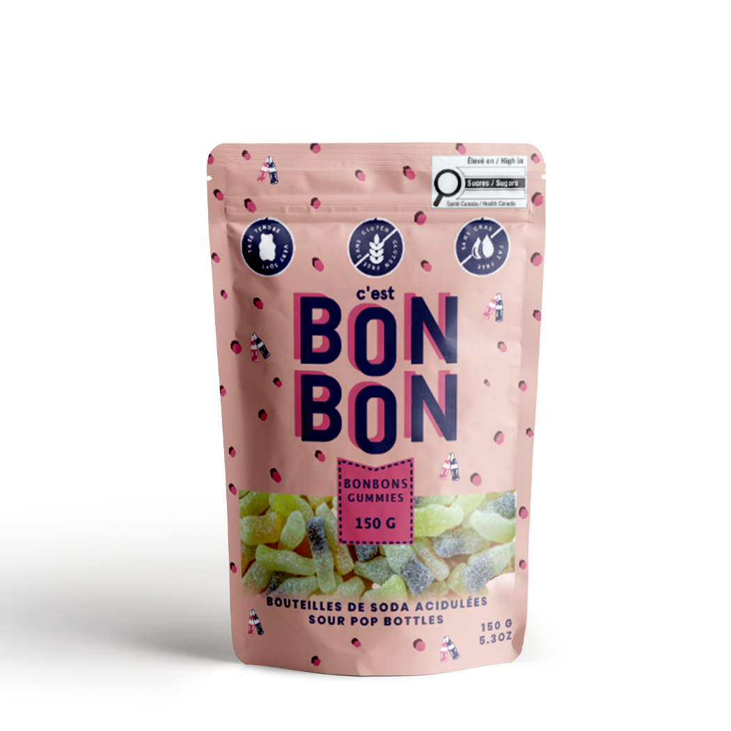Sour Pop Bottles: Gummy Candies