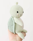 Baby Sea Turtle (kelp green) | Hand-Knit Doll