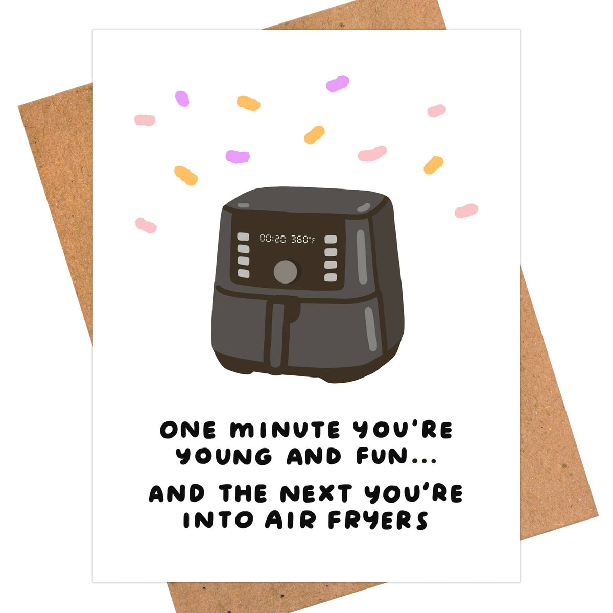 Air Fryer Birthday Card