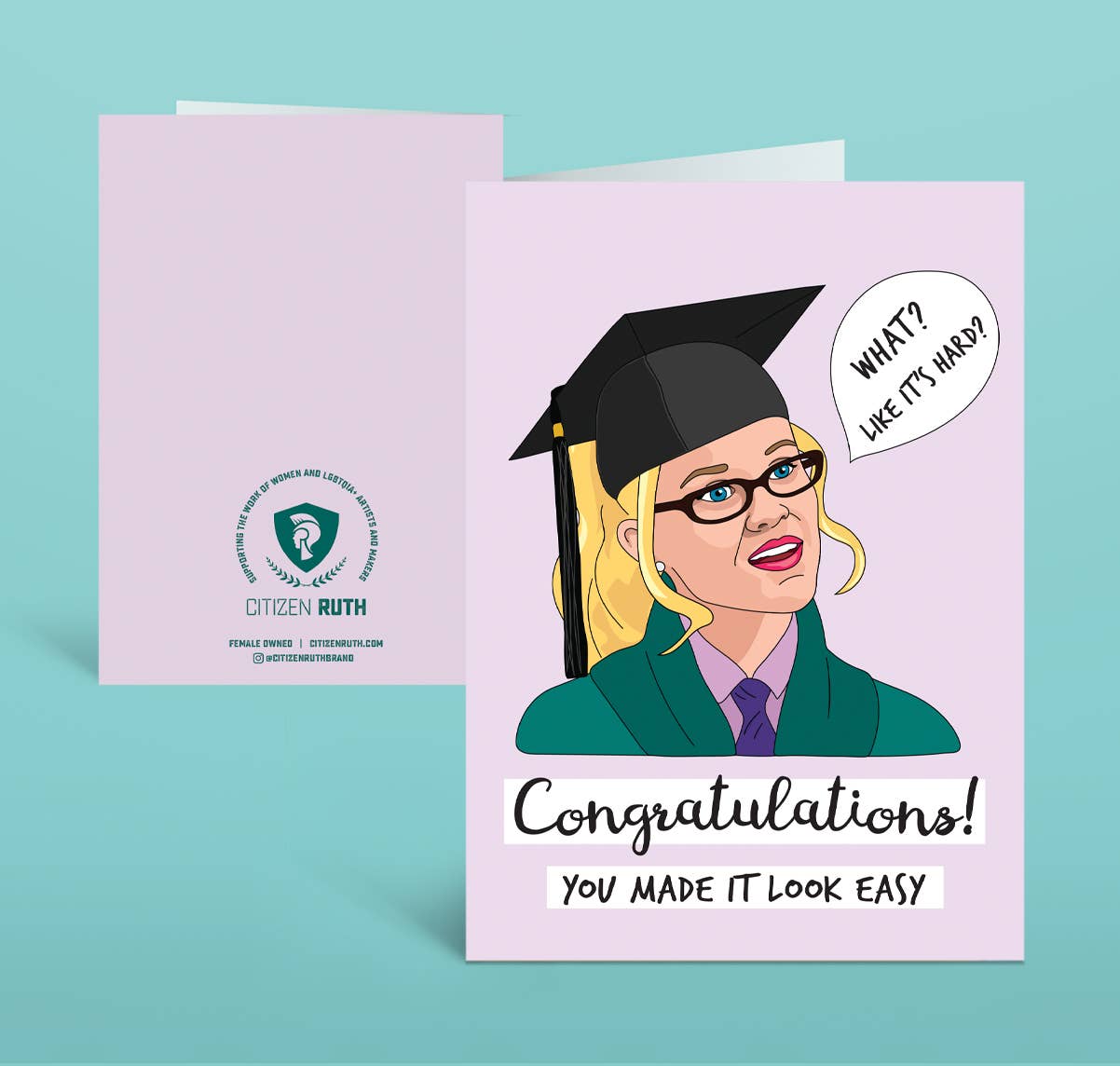 Legally Blonde Graduation card