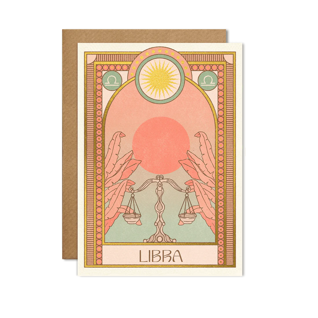 Libra Zodiac  - Greeting Card