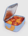 Baggu Lunch Box: Cantaloupe Blue