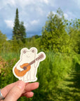 Guitar Frog Sticker