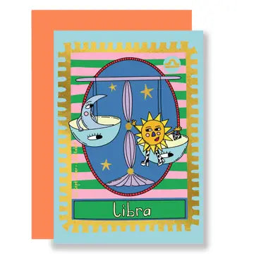 Zodiac Libra Birthday | Greeting Card
