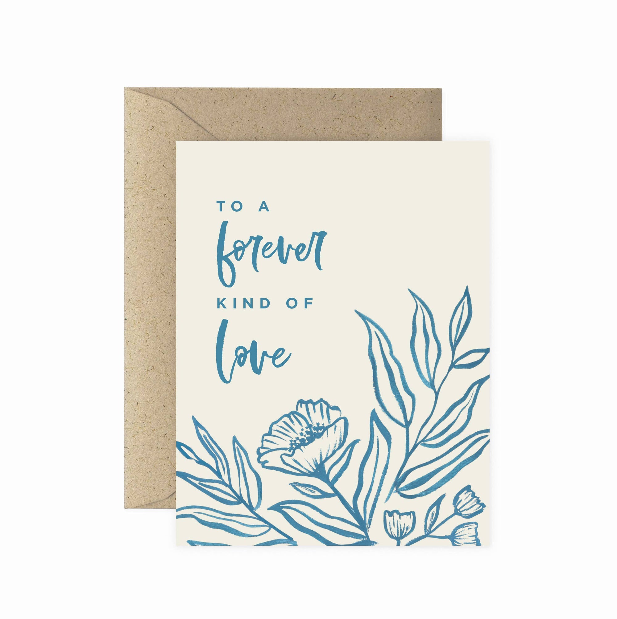 Forever Love Wedding Greeting Card
