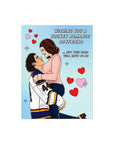 Hockey Romance Birthday | Greeting Card