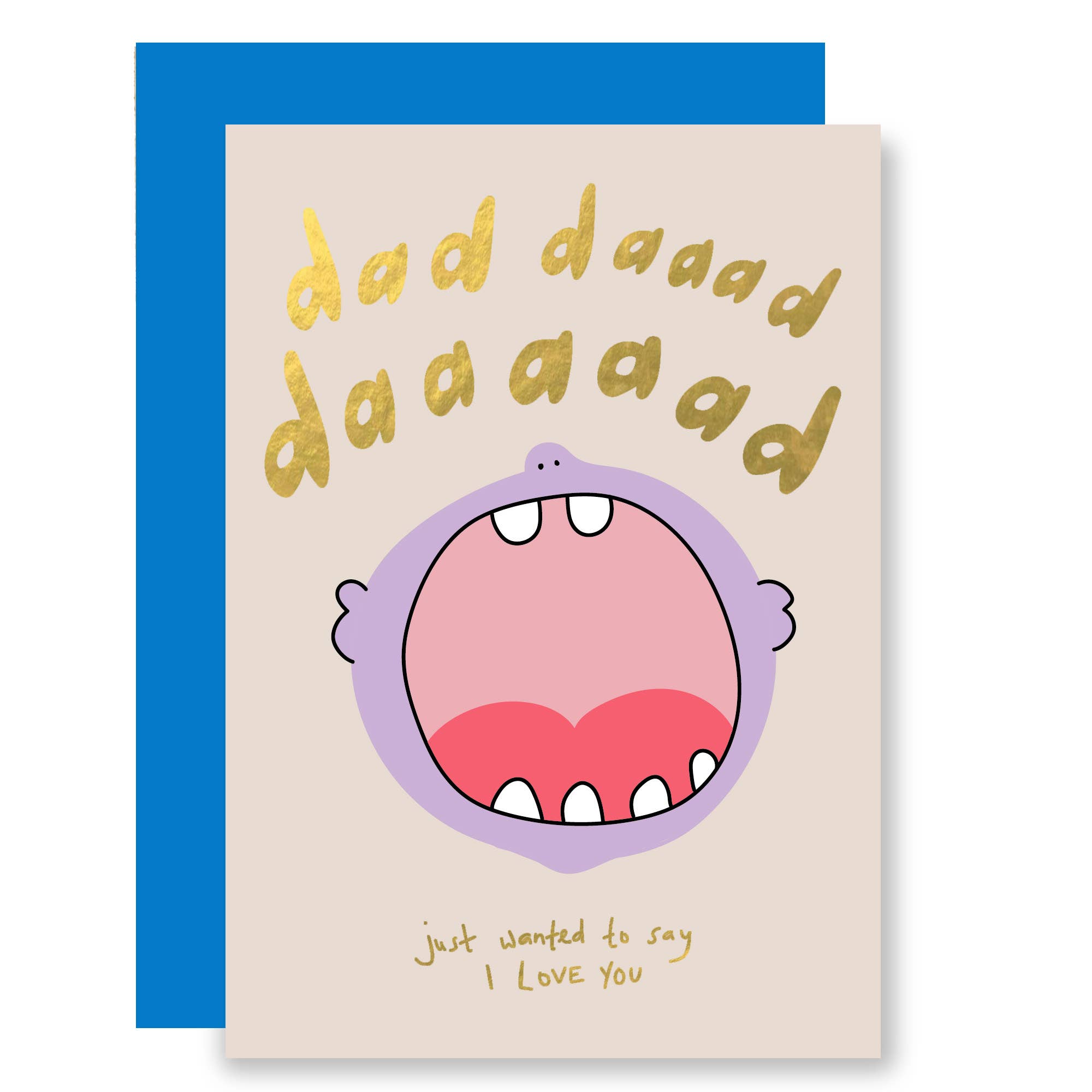 Father's day card, daaaaaaaad, card for dad