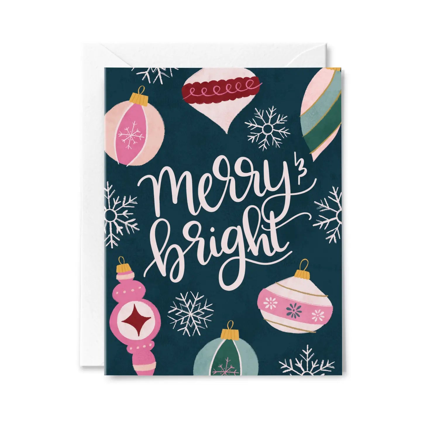 Merry And Bright - Greeting Card