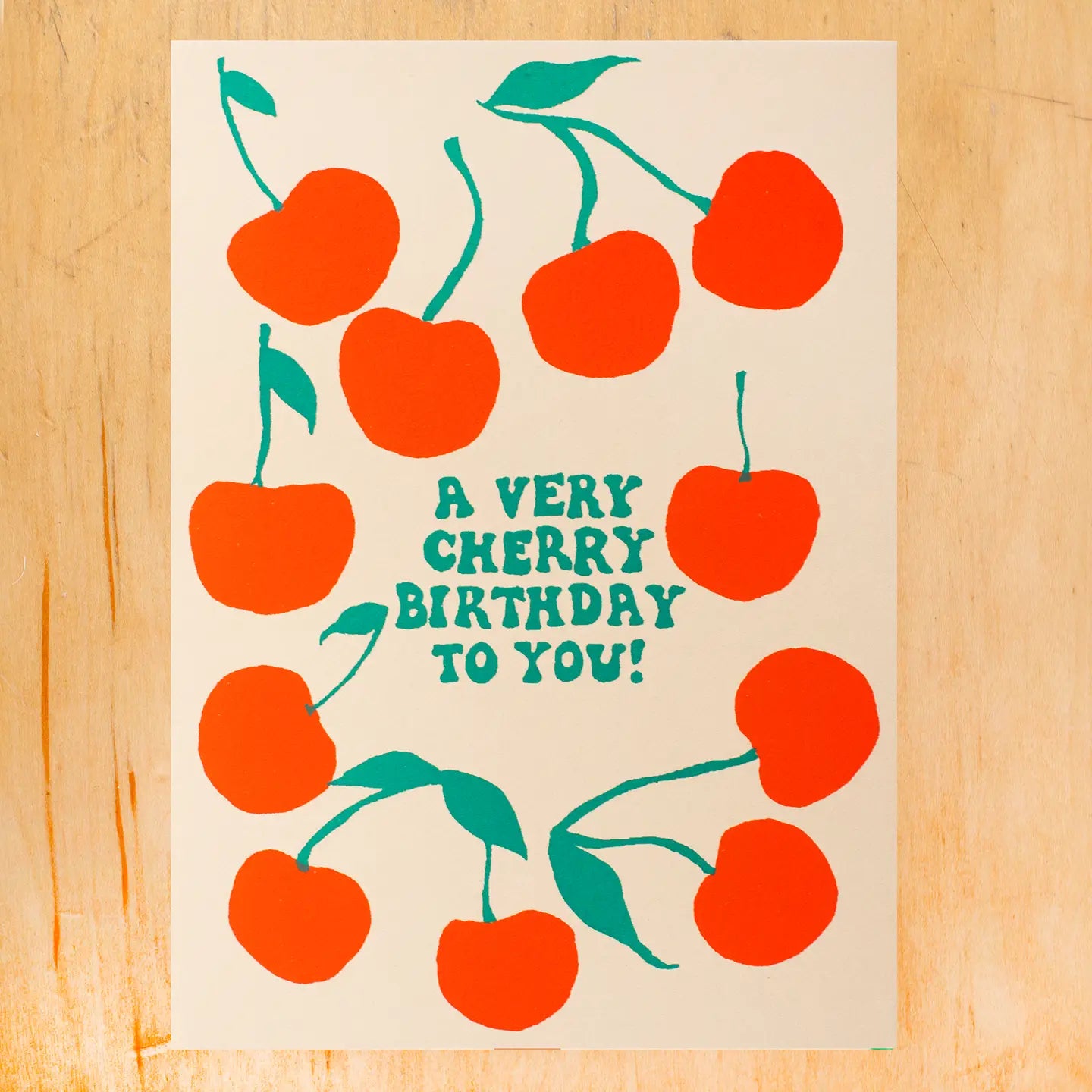 Cherry Birthday - Greeting Card