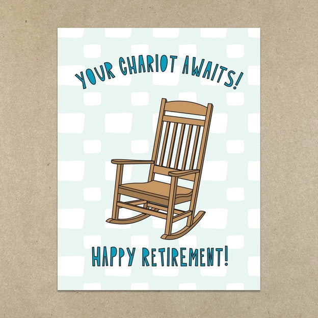 Retirement Chariot | Greeting Card