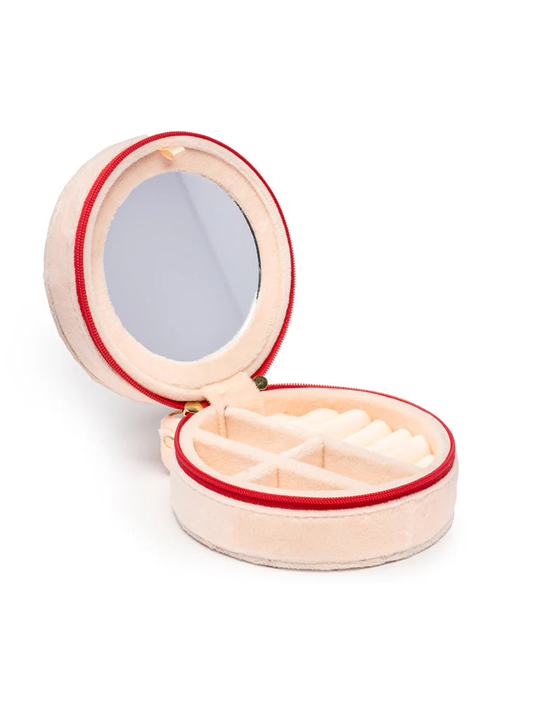 Velvet Jewelry Organizer - Cherry