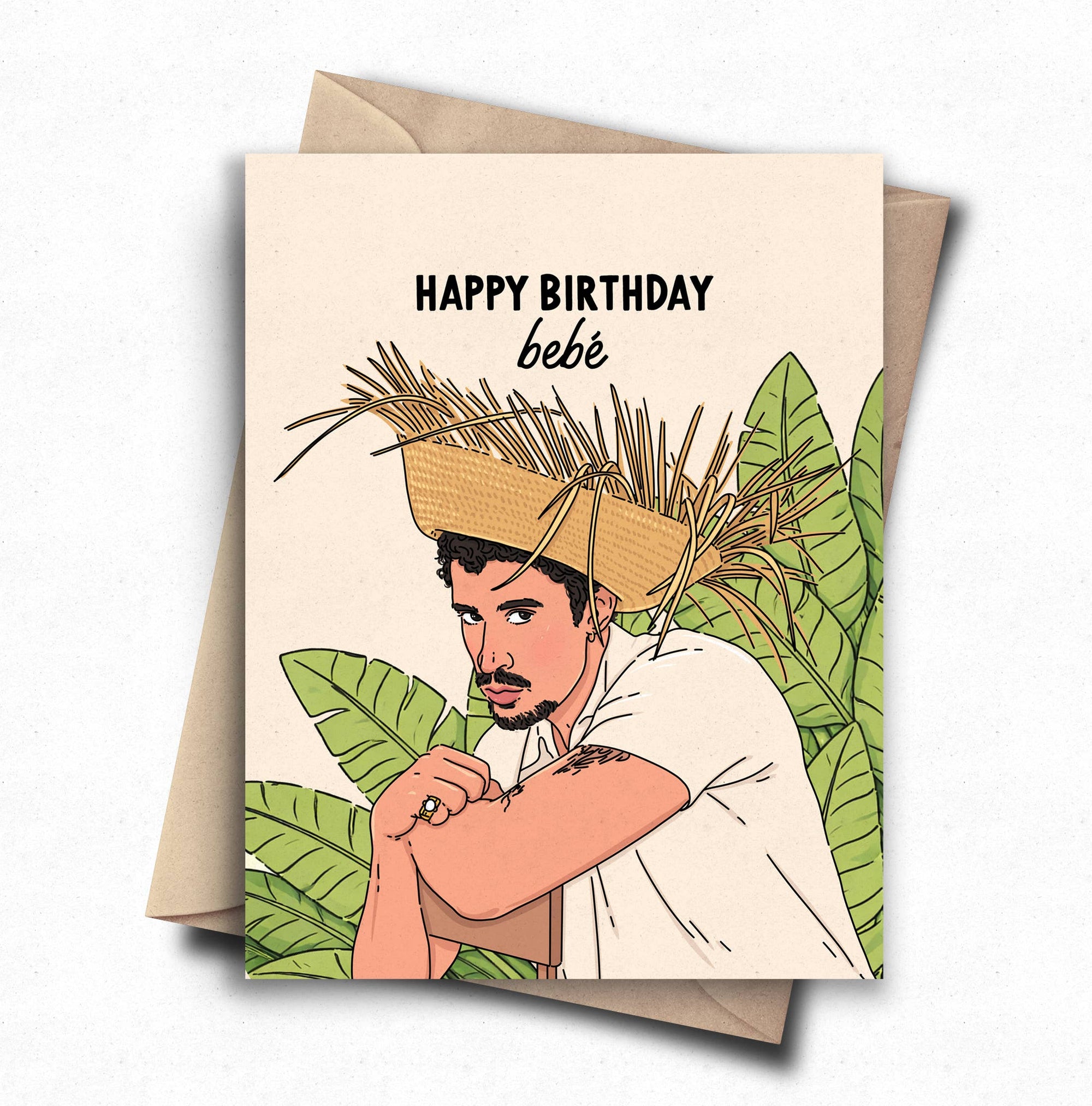 Birthday Bebe Badbunny | Greeting Card