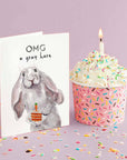Gray Hare - Funny Birthday Card