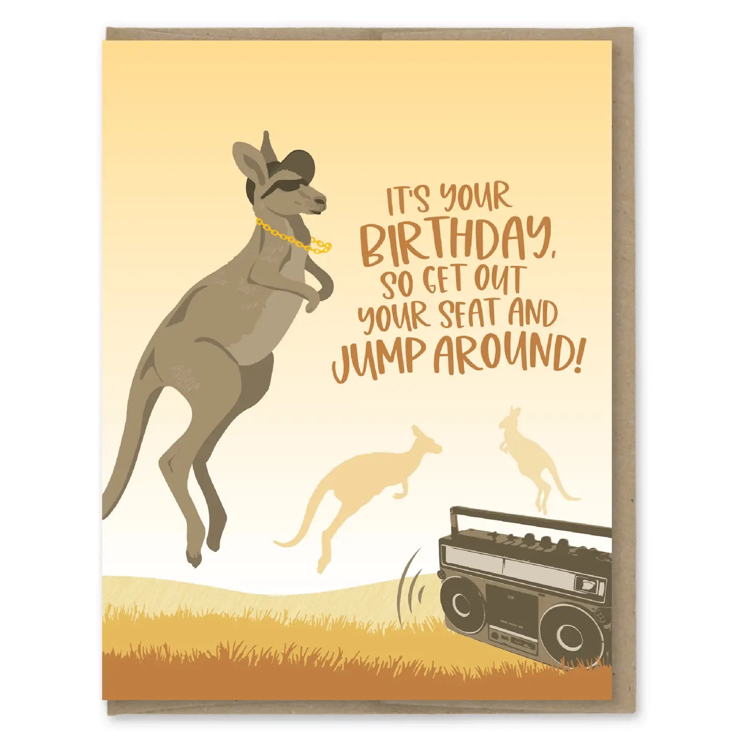 Jump Around - Greeting Card