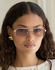 Vesper Sunnies: Gold / Sunset
