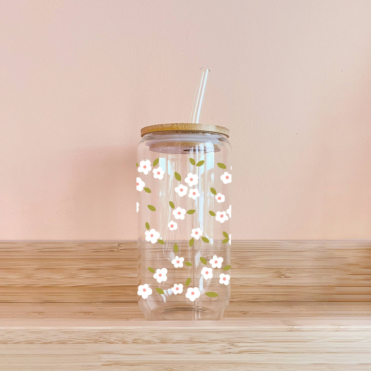 White Bloom Glass