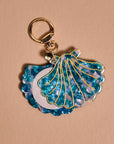 Mini Mirror Bag Charm: Seashell