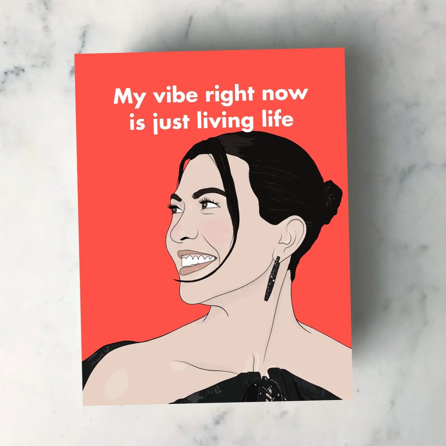 Kourtney Vibe - Greeting Card