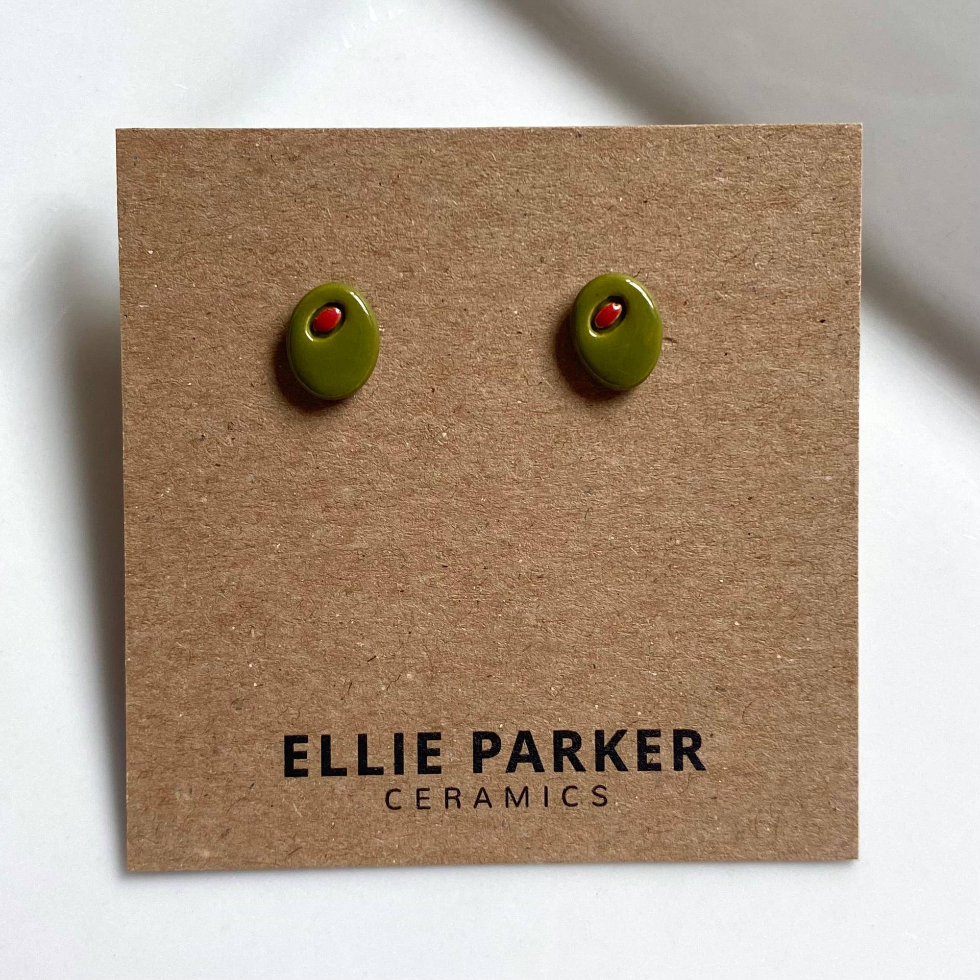 Olives | Handmade Ceramic Earrings