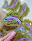 Green Fish Sticker