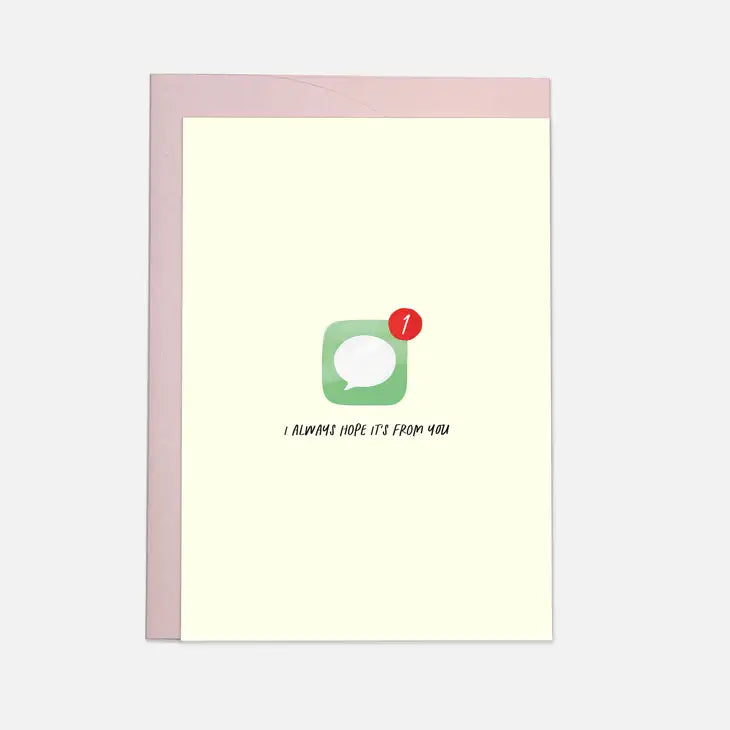 Message Notification - Greeting Card