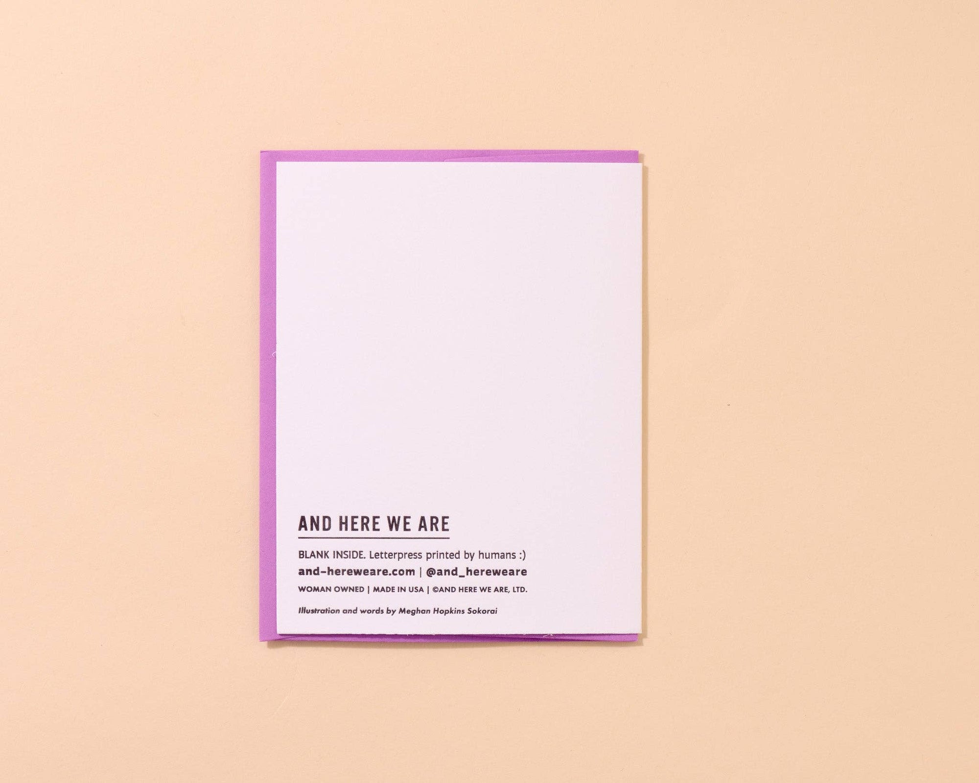 Belated Thank You Ramble | Greeting Card