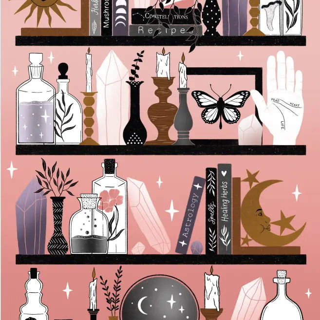 Mystic Bookshelf Puzzle