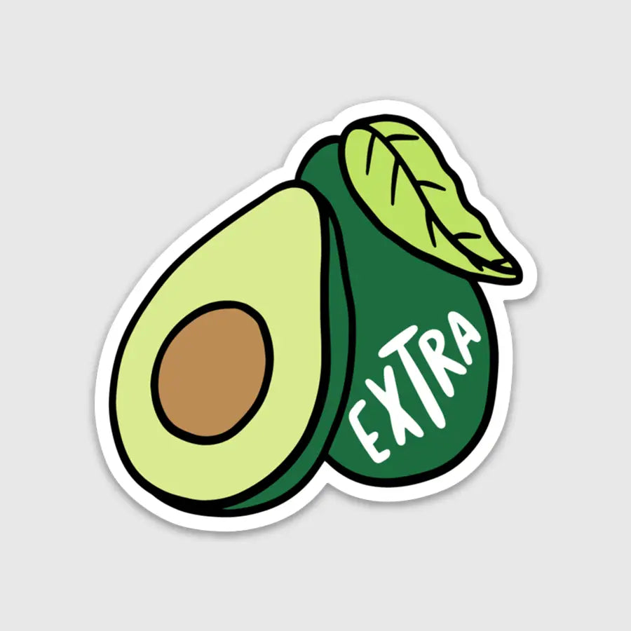 Avocado Extra - Sticker