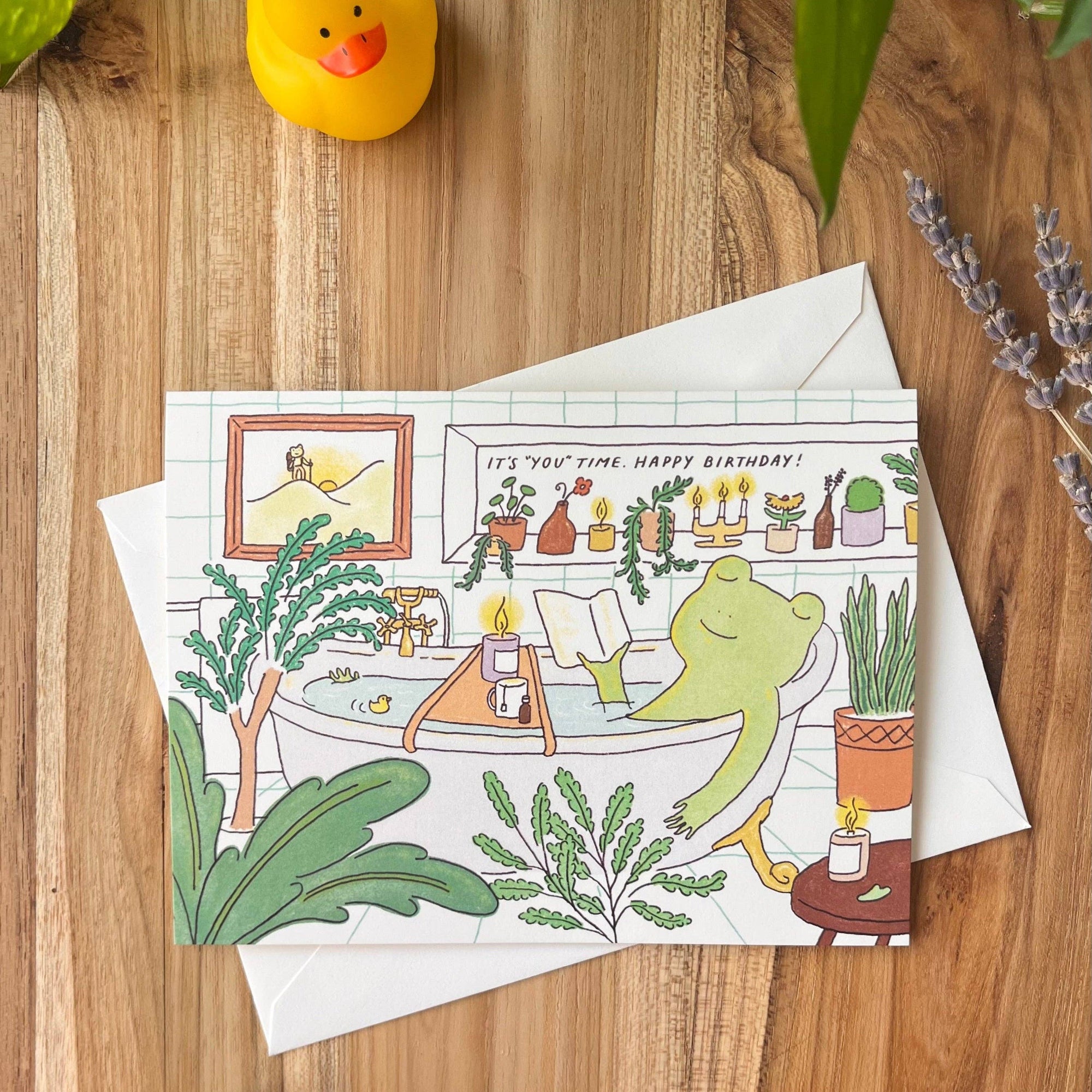 Bath Time - Birthday Card