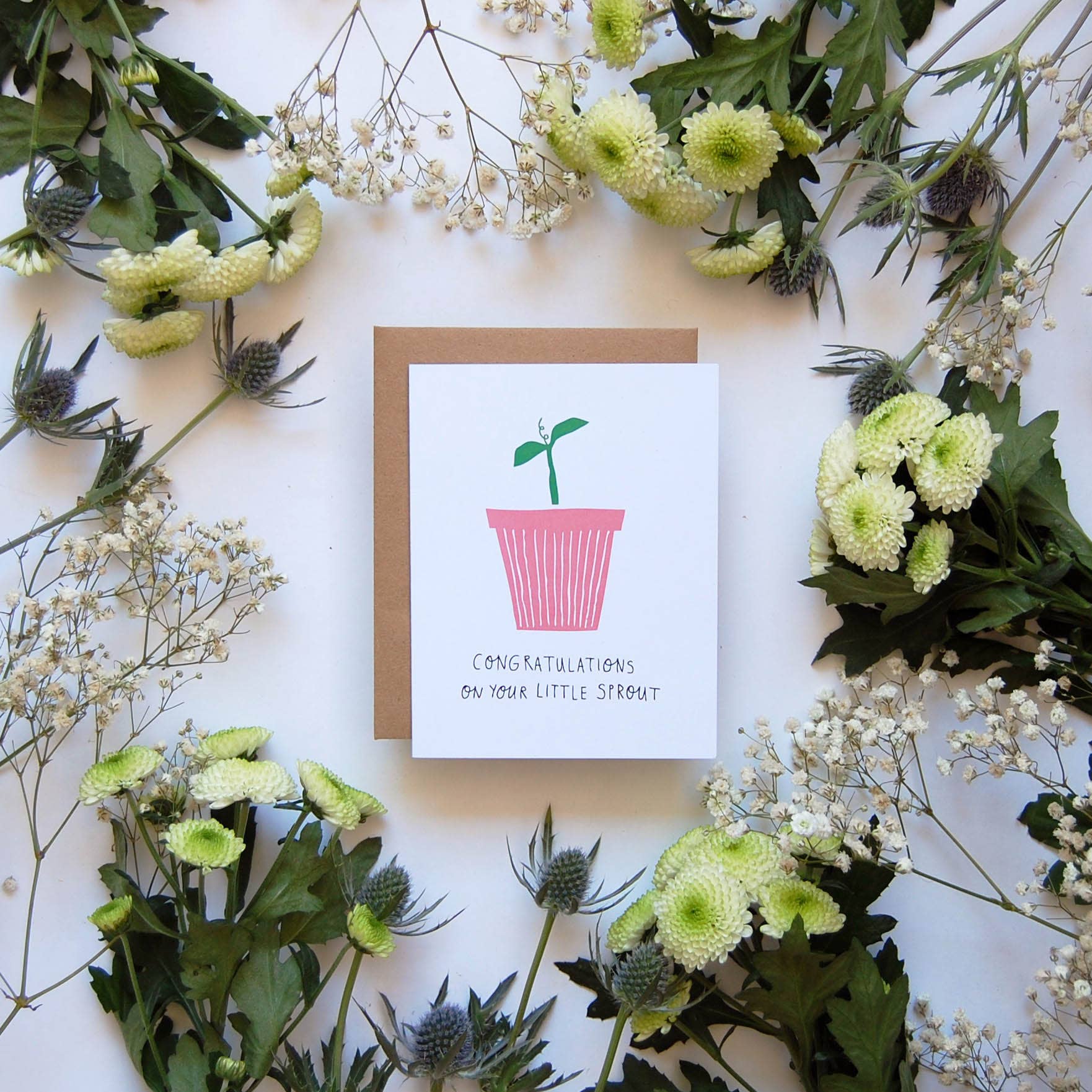 Little Sprout - Greeting Card
