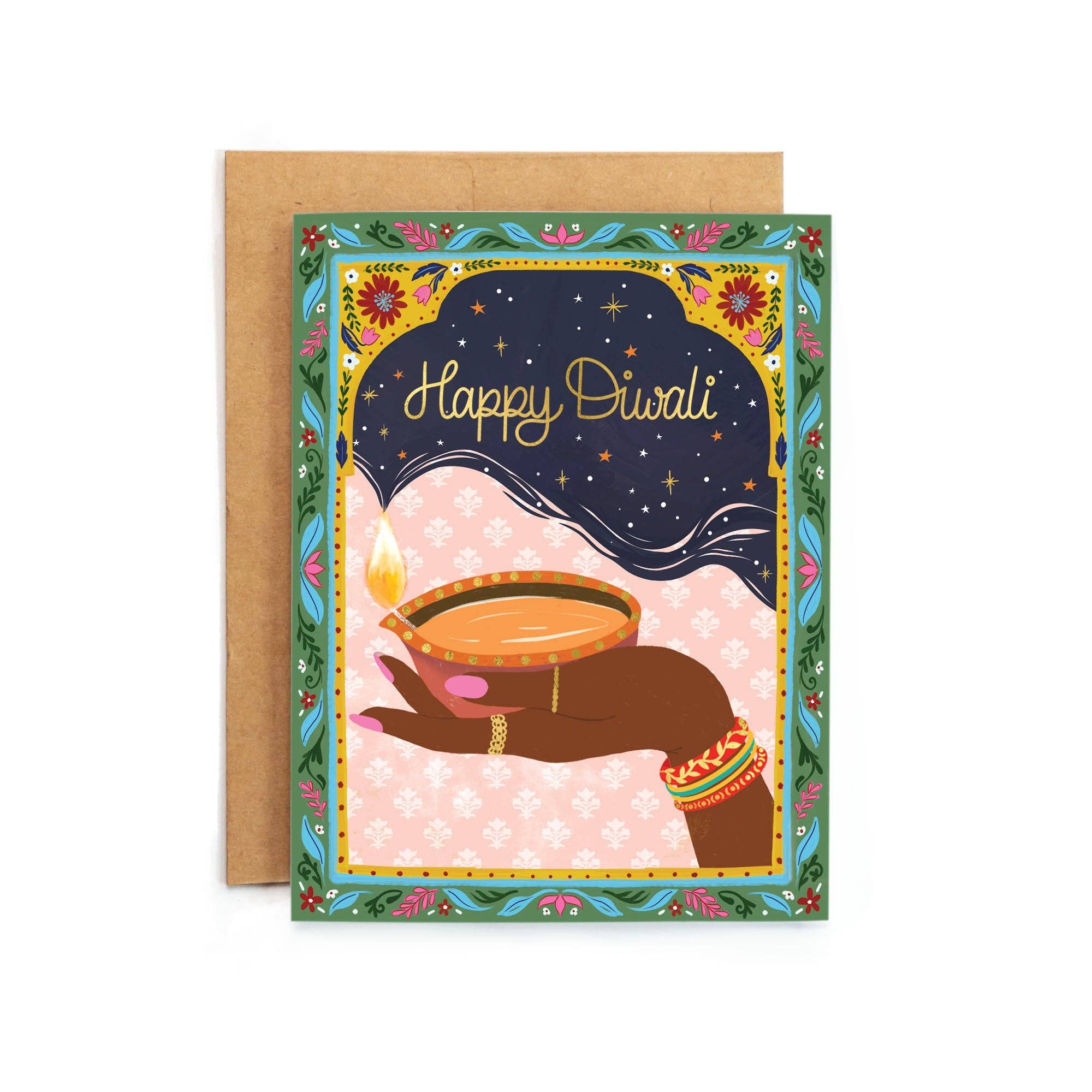 Diwali Hand Greeting Card