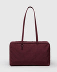 Baggu Medium Nylon Bowler Bag | Mahogany