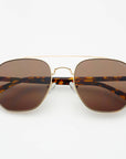 Austin Unisex Sunglasses | Gold Tortoise