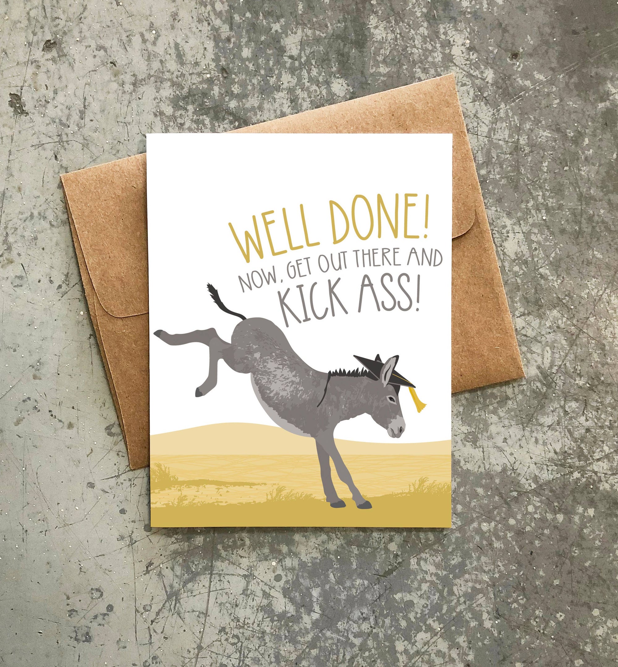 Kick Ass Graduation Card