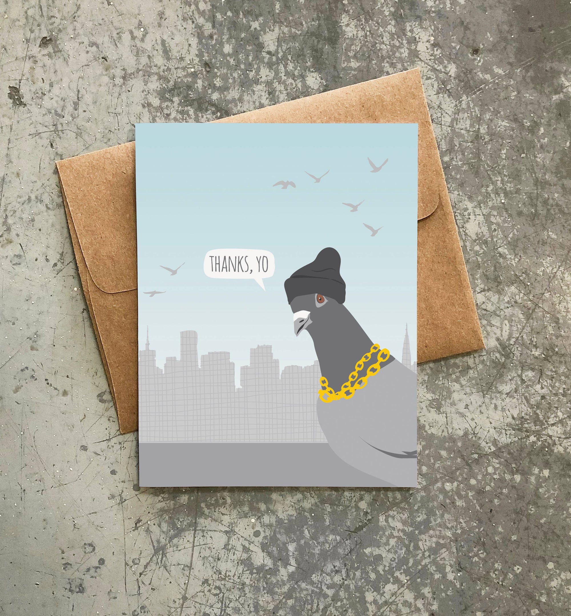 Thanks Yo Pigeon | Greeting Card
