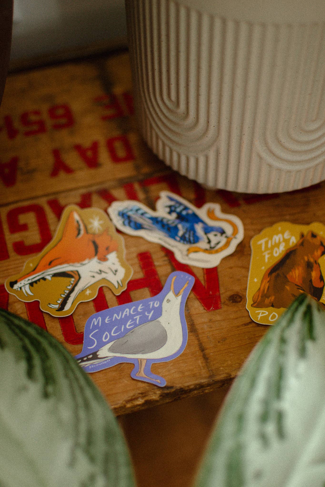 Funny Seagull Sticker