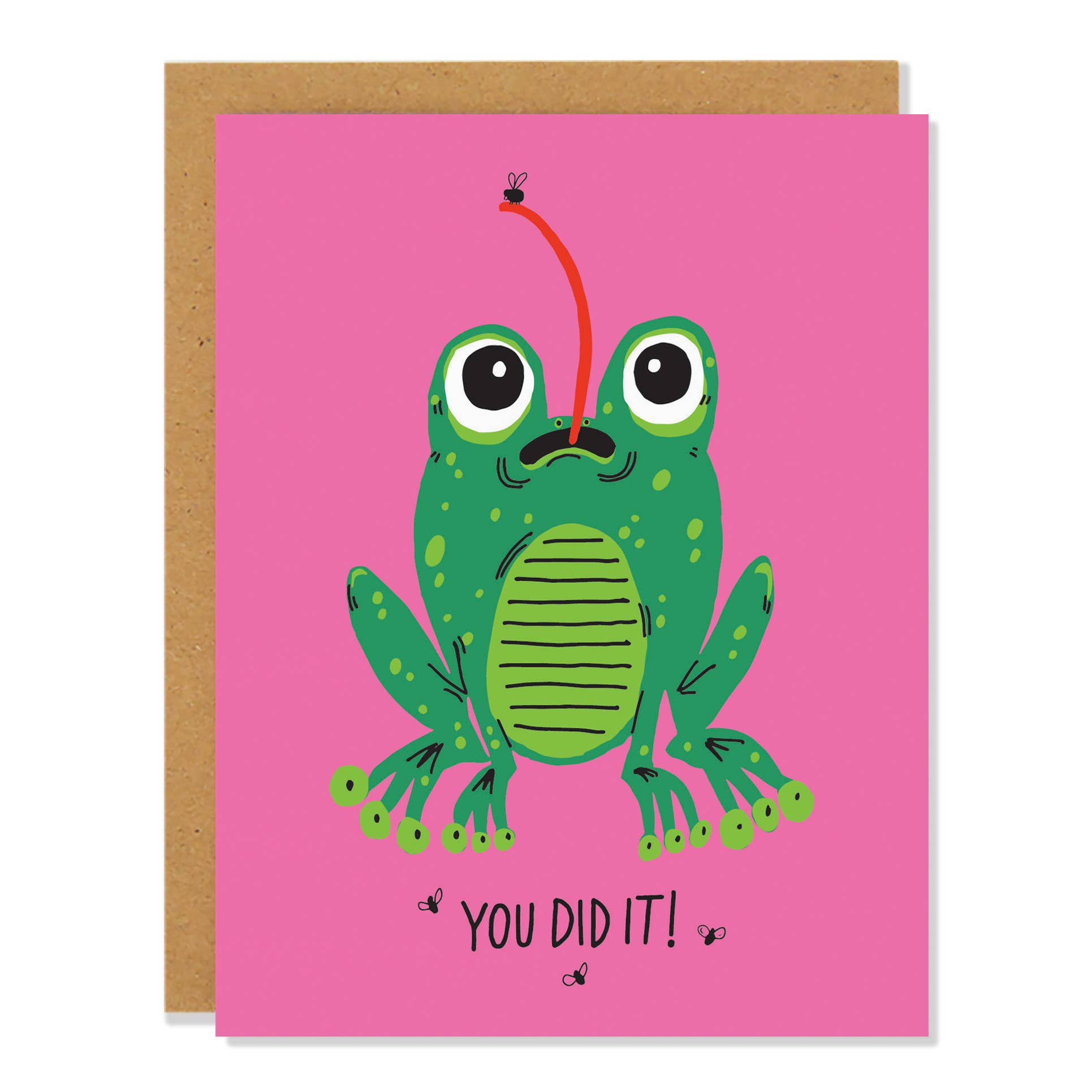 Frog Congrats - Greeting Card