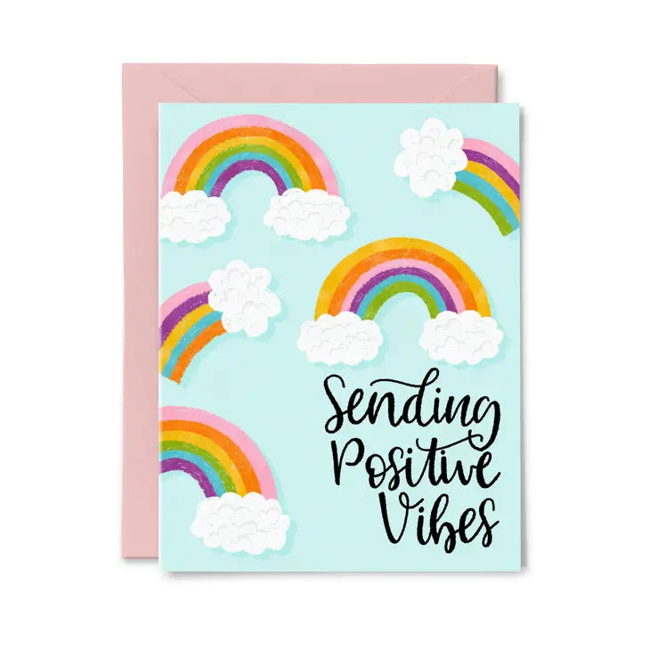 Sending Positive Vibes - Greeting Card