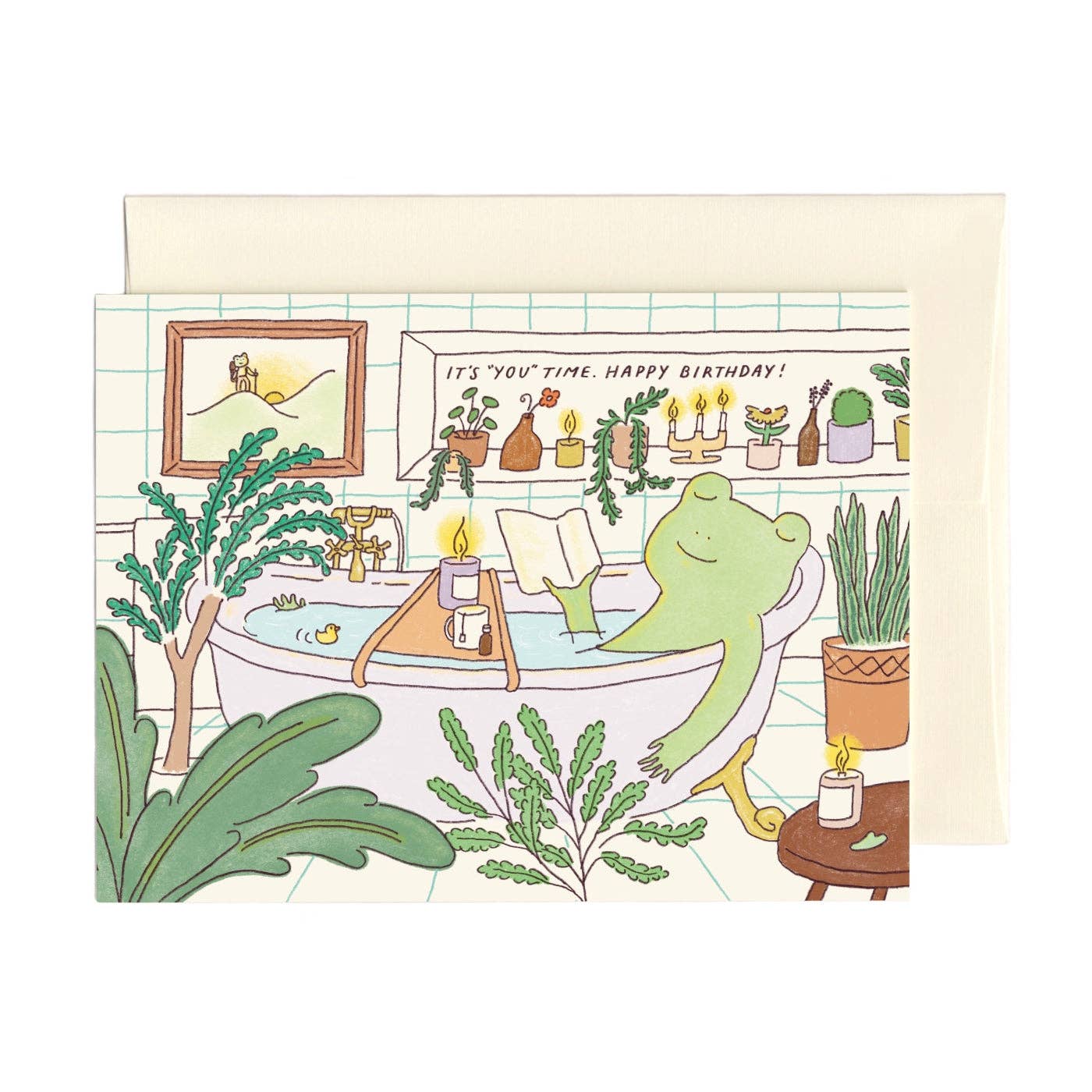 Bath Time - Birthday Card