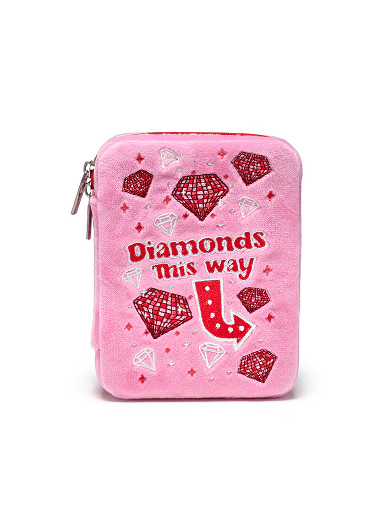Velvet Jewelry Organizer - Diamonds