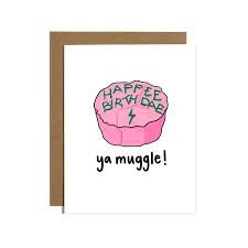 Muggle Cake | Greeting Card