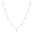 CZ Floating Drop Necklace